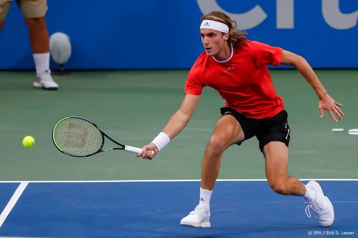 kyrgios en tsitsipas naar laatste acht