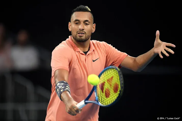 kyrgios laat tennisfans in australie juichen