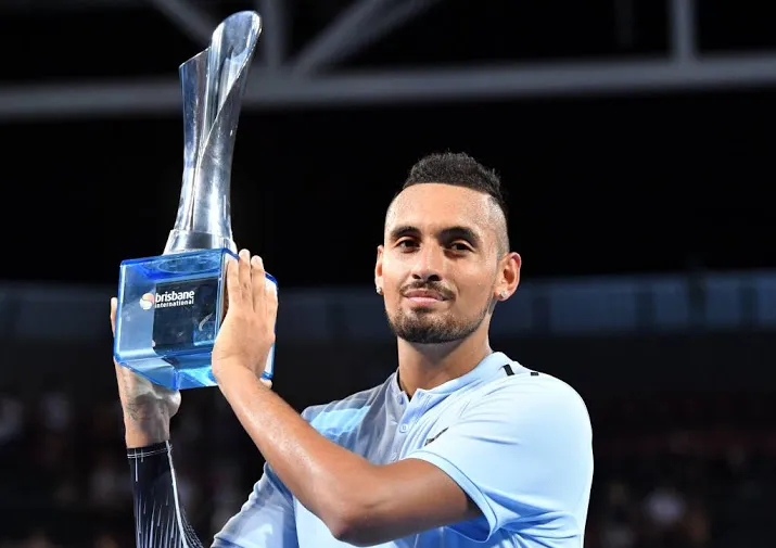 kyrgios pakt eerste titel op eigen bodem