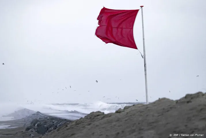 lage kades langs de kust lopen onder