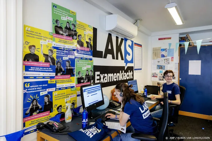 laks relatief weinig klachten op dag zeven van examens