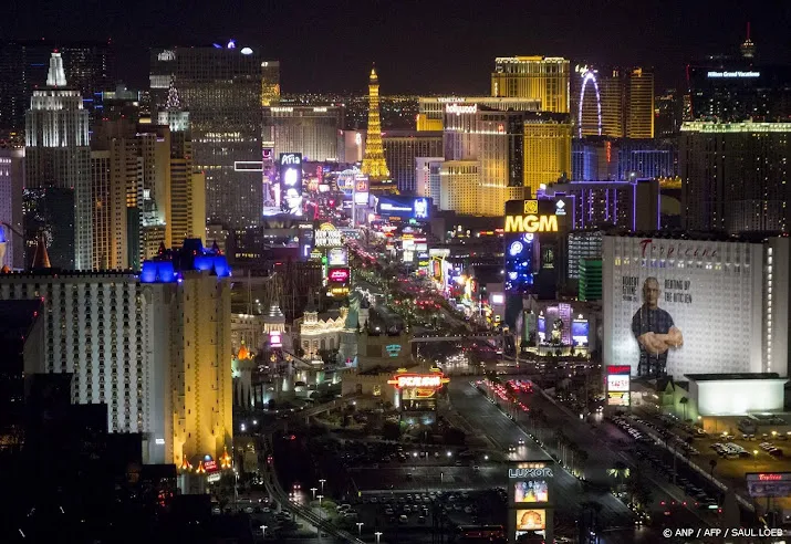 las vegas trekt bijna evenveel bezoekers als voor coronapandemie