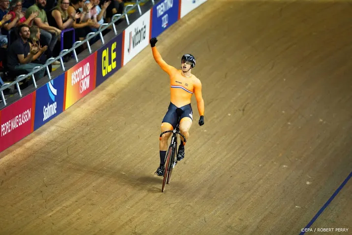 lavreysen de beste op de sprint in londen