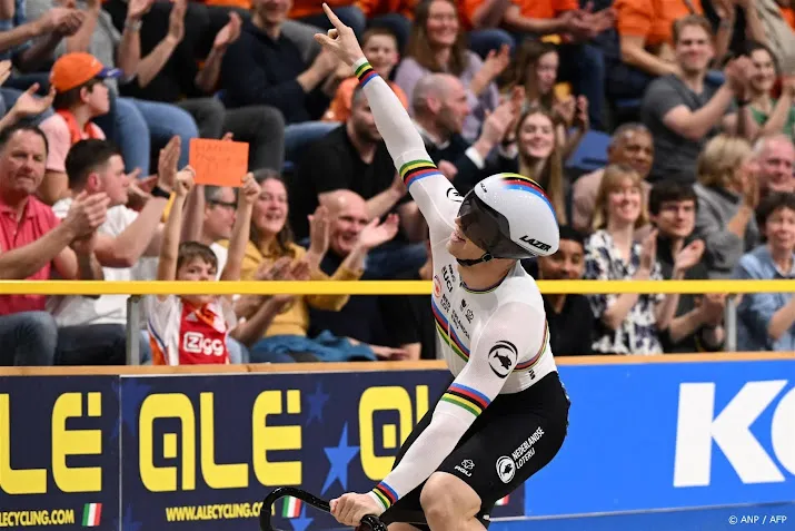 lavreysen pakt tweede goud op ek baanwielrennen