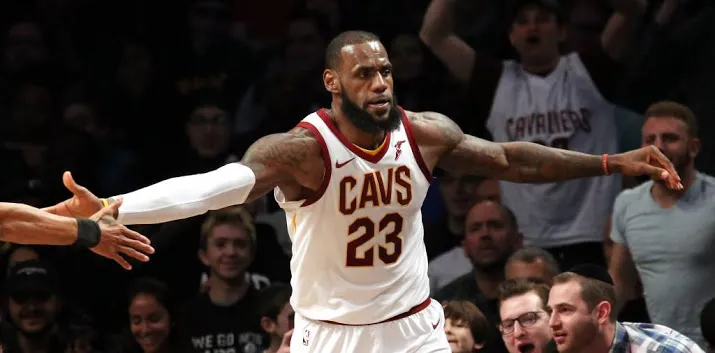 lebron james op dreef voor cavaliers