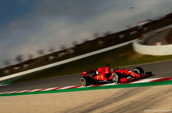 leclerc vol gas in de ferrari