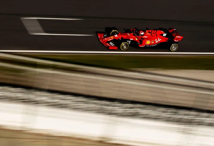 leclerc voorlopig de snelste in formule 1