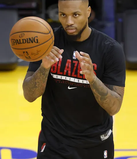 lillard leidt basketballers portland voorbij lakers