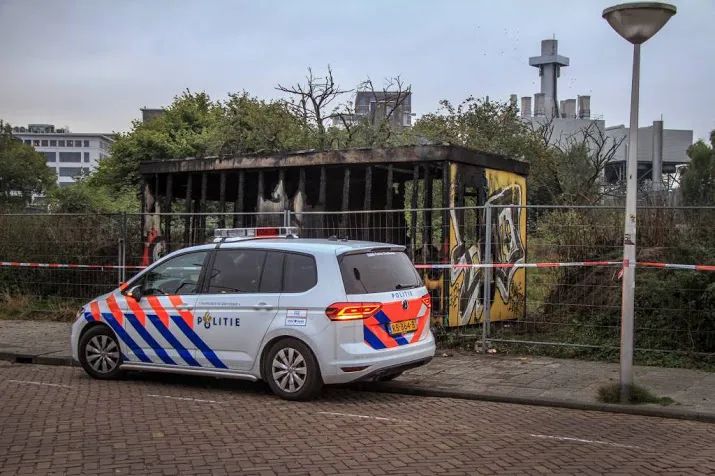 man in eindhoven kwam om door brand container