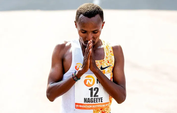marathonloper nageeye weg uit trainingsgroep kipchoge