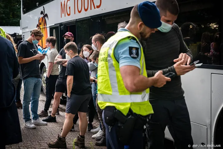 marechaussee geen boetes uitgedeeld bij controle coronabewijs