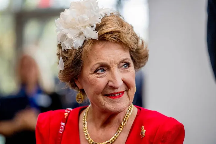margriet aanwezig bij 75e verjaardag trouw