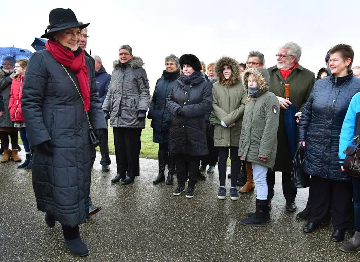 margriet bij herdenking watersnoodramp