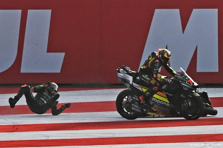 marini breekt sleutelbeen en mist motogp race in india