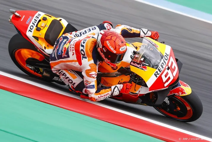 marquez na angstwekkende crash heb heel veel geluk gehad