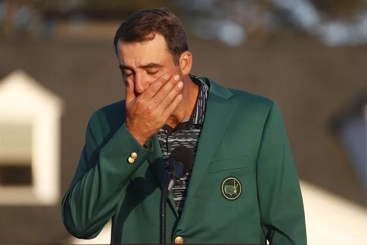 masters winnaar scheffler huilde als een baby van de stress