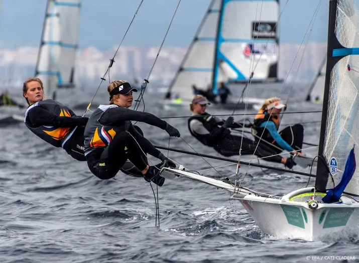 matige start windsurfers op ek