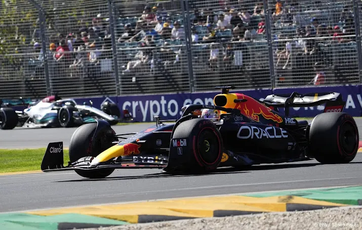 max verstappen eindigt vierde tijdens eerste training australie