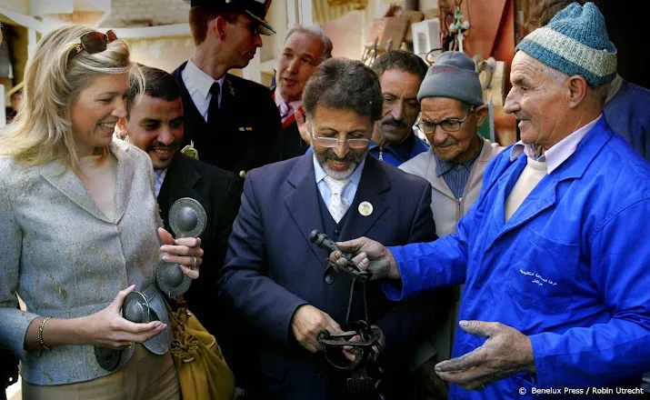 maxima in casablanca begonnen aan vn reis marokko