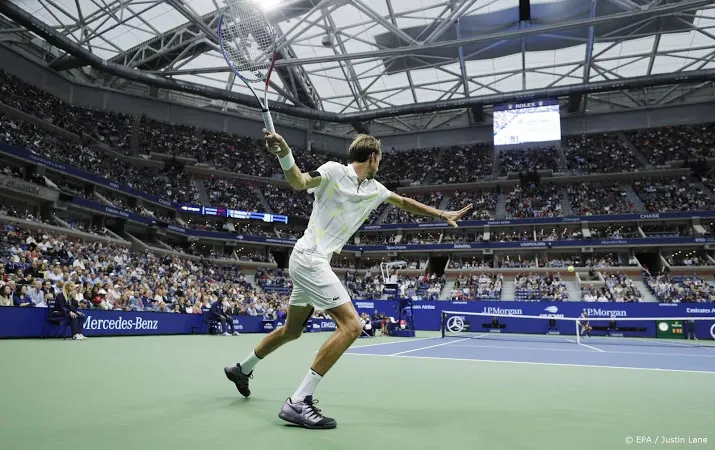 medvedev in de finale van de us open