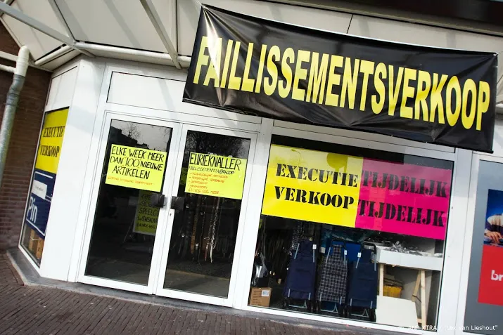 meer bedrijven failliet in april