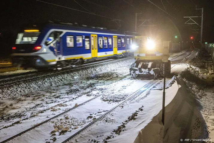 meer treinen op het spoor dan afgelopen dagen