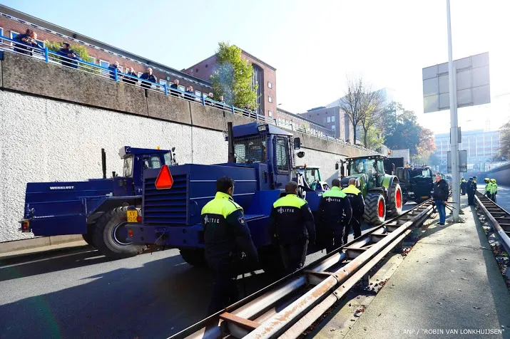 meerdere aanhoudingen rond bouwersprotest