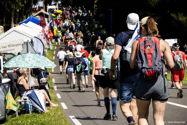 meerdere wandelaars oververhit bij vierdaagse