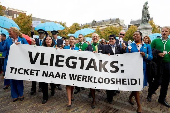 meerderheid voorstander europese vliegtaks