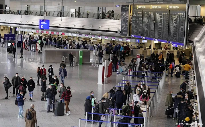 meeste passagiers op luchthaven frankfurt sinds begin pandemie