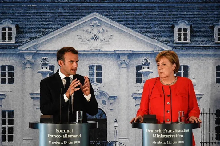 merkel en macron eens over eurozonebegroting