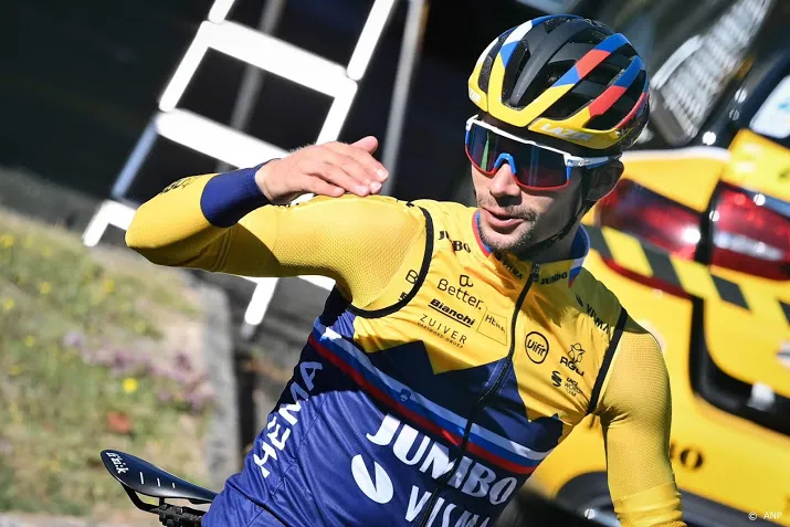 met roglic in het geel gaat tour van eiland naar eiland