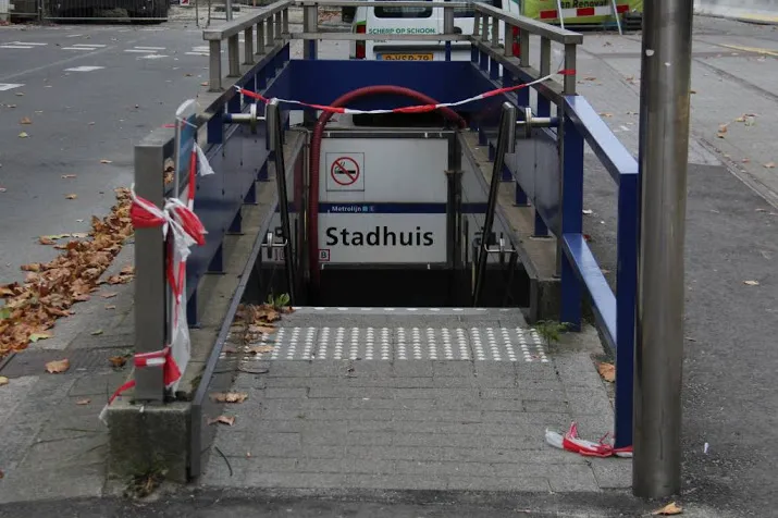 metrostation rdam nog zeker 25 weken dicht