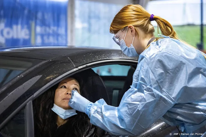 minder dan 95 000 positieve coronatests afgelopen week