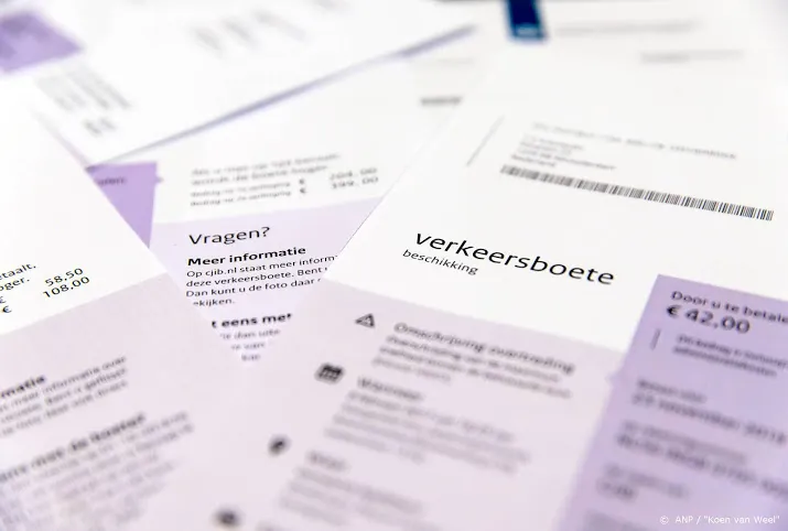 minder flitsbonnen meer mensen ter plekke bekeurd
