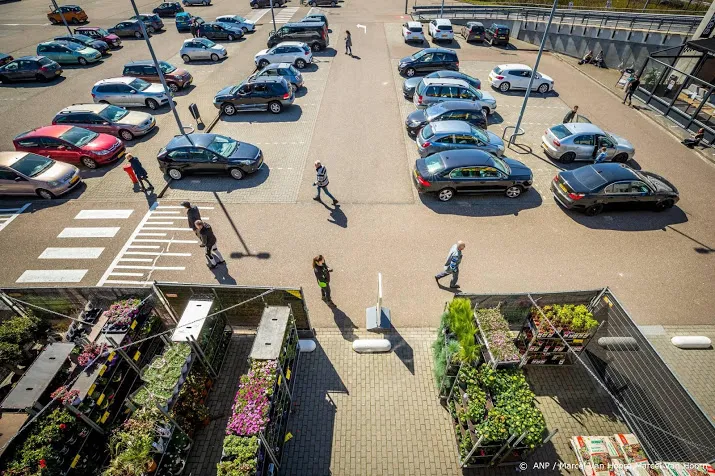 minder parkeertransacties tijdens kerst