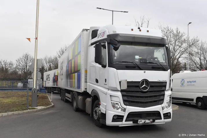 minder transport over de weg door crisis
