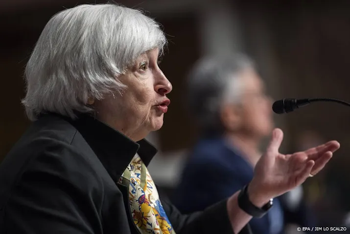 minister yellen oorlog oekraine kan economie vs raken