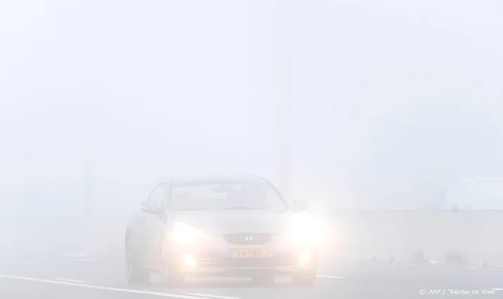 mist en gladheid in het zuiden