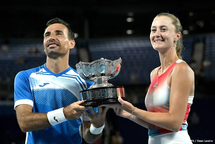 mladenovic en dodig grijpen titel gemengd dubbel australian open