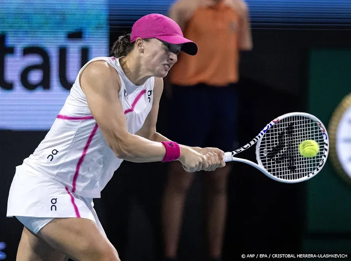 mondiale nummer 1 tennisster swiatek uitgeschakeld in miami