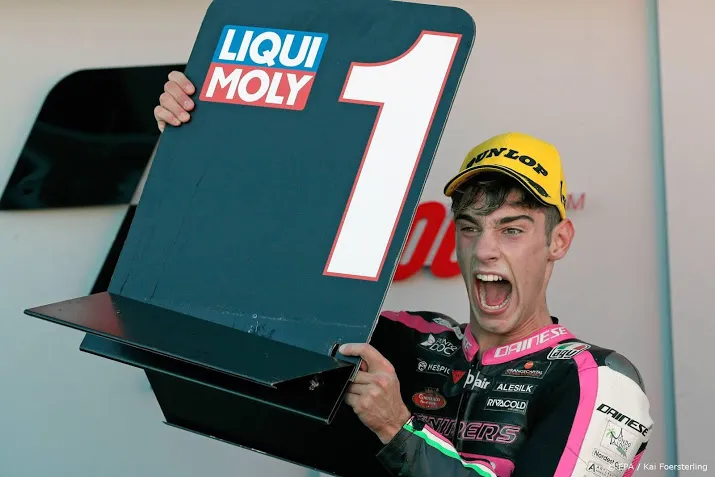 moto3 coureur arbolino strijdt met eerste seizoenszege mee in wk