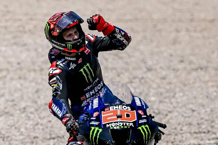 motogp coureur quartararo wint en verstevigt leiding wk stand