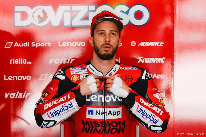 motorcoureur dovizioso op tijd fit voor eerste wk wedstrijd