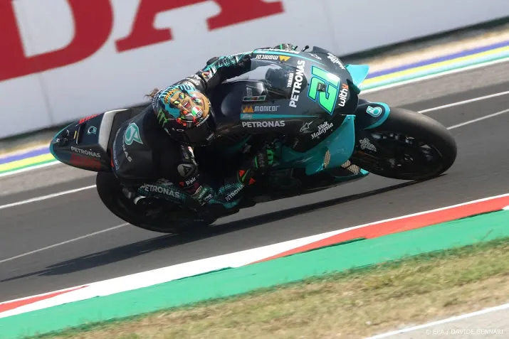 motorcoureur morbidelli boekt eerste zege in motogp