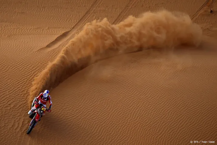 motorcoureur sunderland herovert leiding op voorlaatste dag dakar