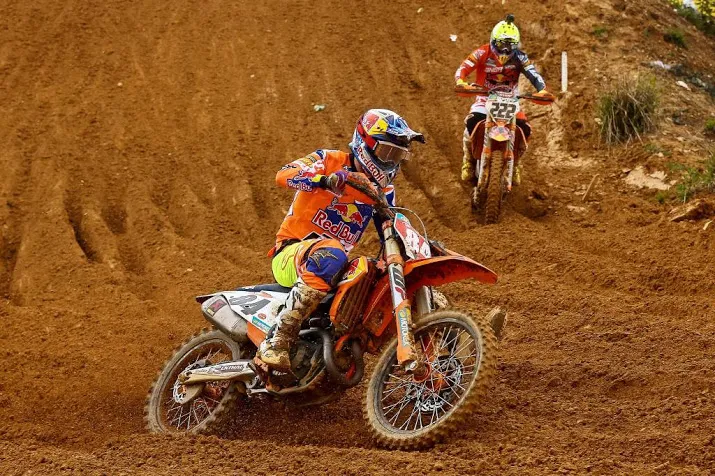 motorcrosser herlings tweede bij rentree