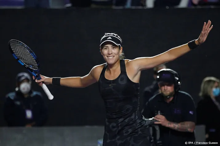 muguruza beeindigt zegereeks kontaveit en gaat door op wta finals