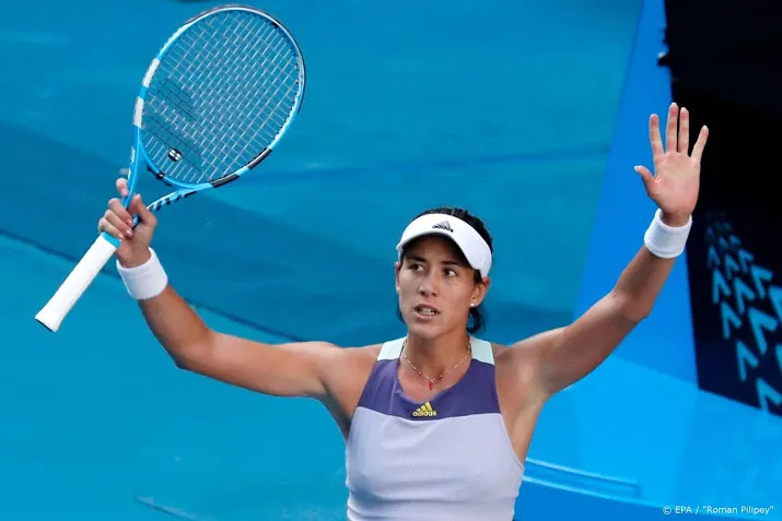 muguruza ten koste van halep naar finale australian open