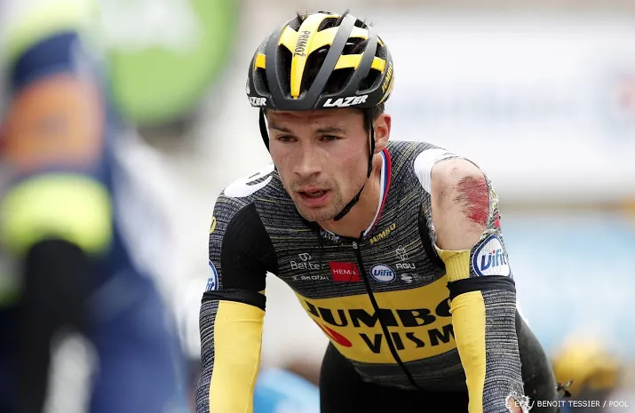 mummie roglic start in vierde etappe tour de france